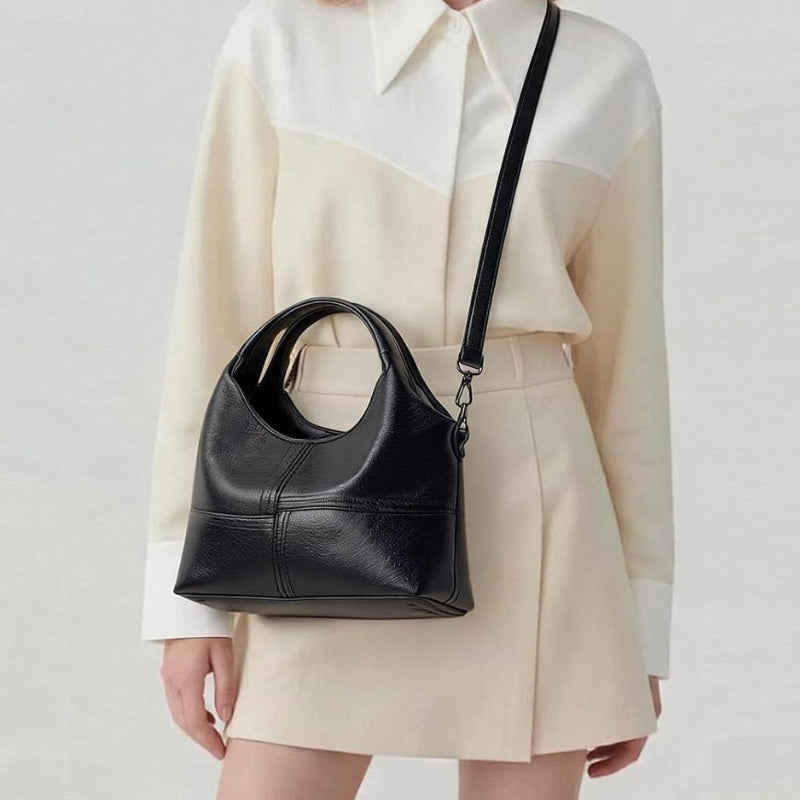 Medium Women's Soft Leather Hobo Handbag