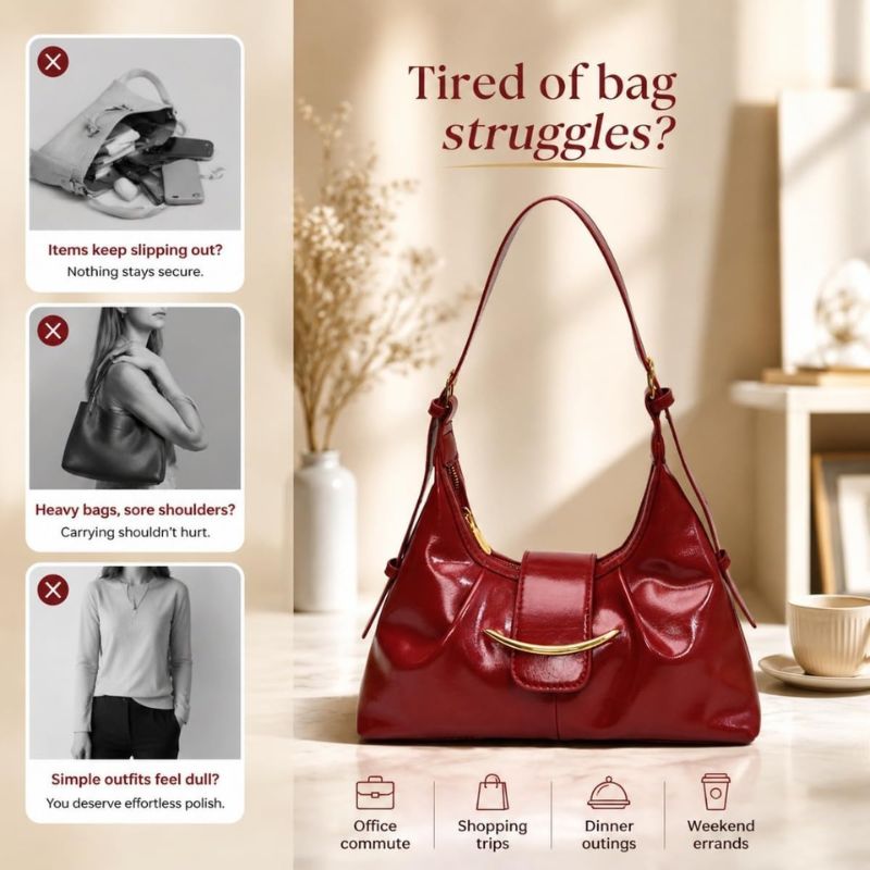 Women Luxury Adjustable Strap Shoulder  Bag