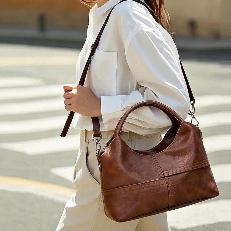 Medium Women's Soft Leather Hobo Handbag