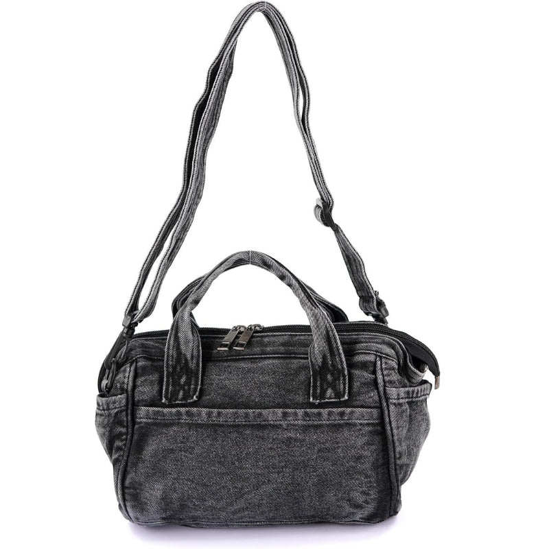 Large-Capacity Women's Denim Handbag