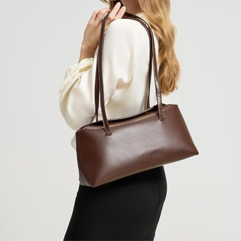 Soft PU Leather Magnetic Closure Shoulder Bag