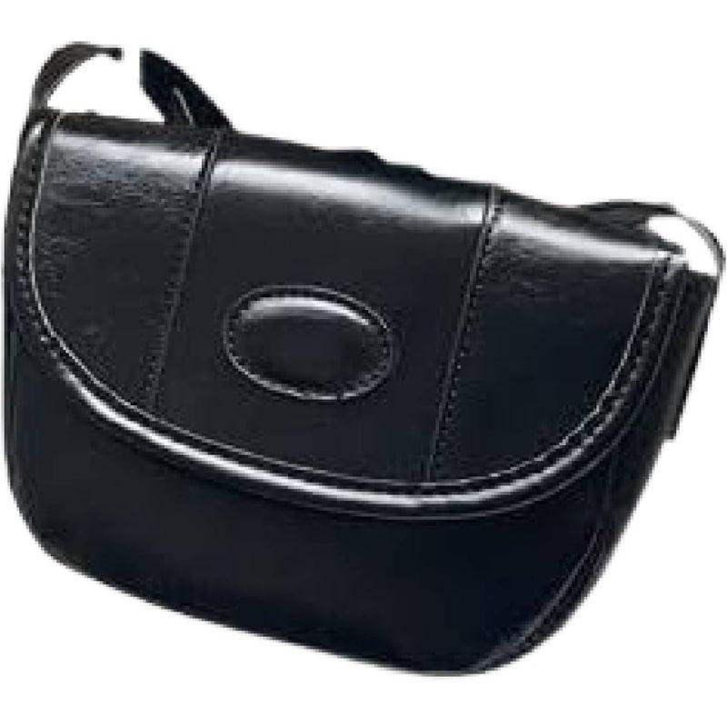 Vintage Oil Wax Leather Saddle Crossbody Bag