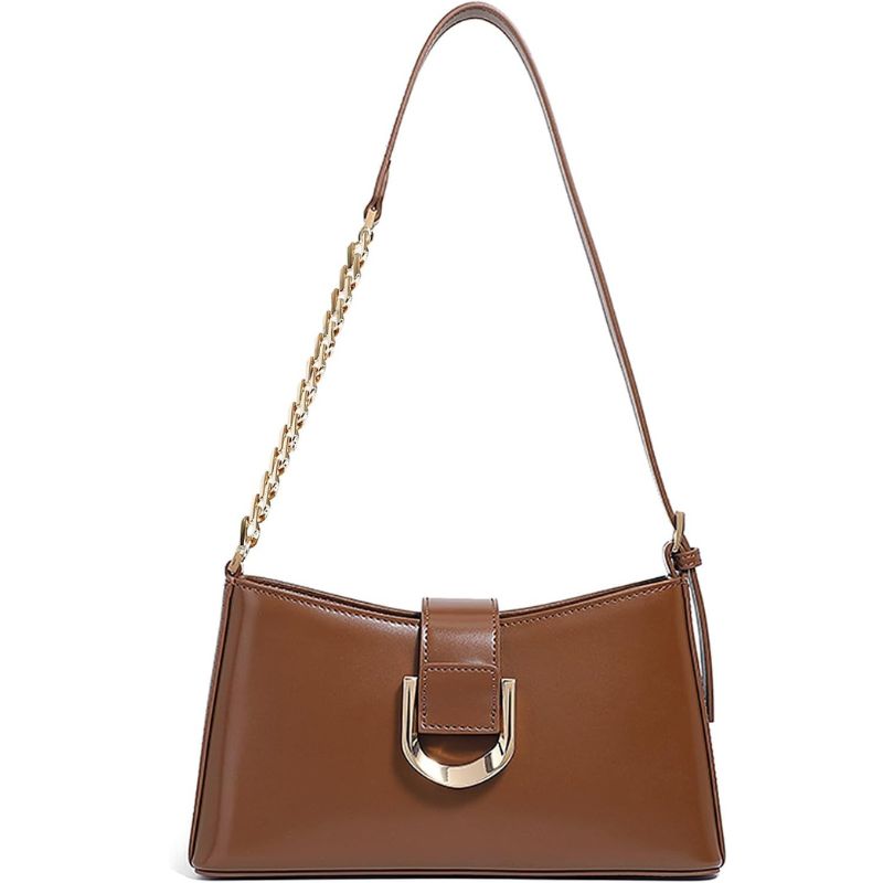 Genuine Leather Chain Shoulder Crossbody Bag