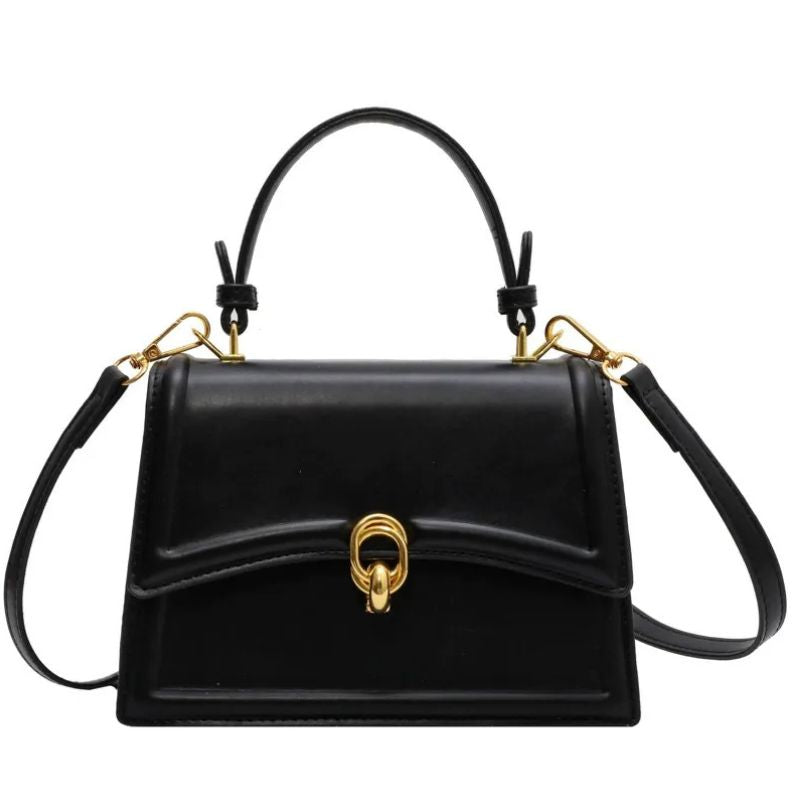 Vintage Mini Square Coffee Crossbody Bag