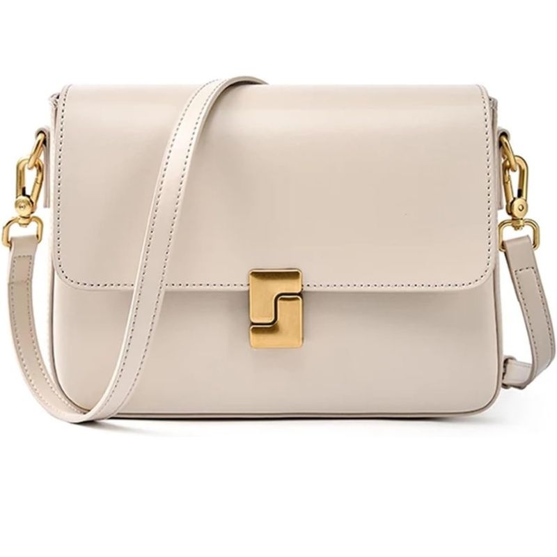 Premium Leather Commuter Shoulder Bag