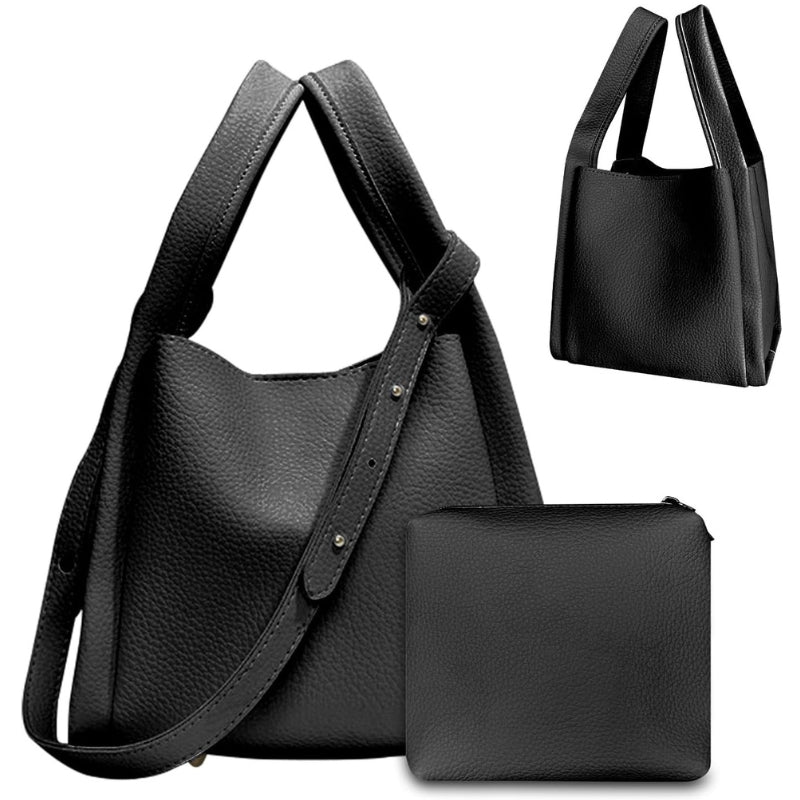 Bucket Bags For Women Vegan Leather Crossbody Bucket Handbag