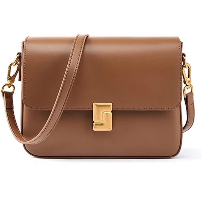 Premium Leather Commuter Shoulder Bag