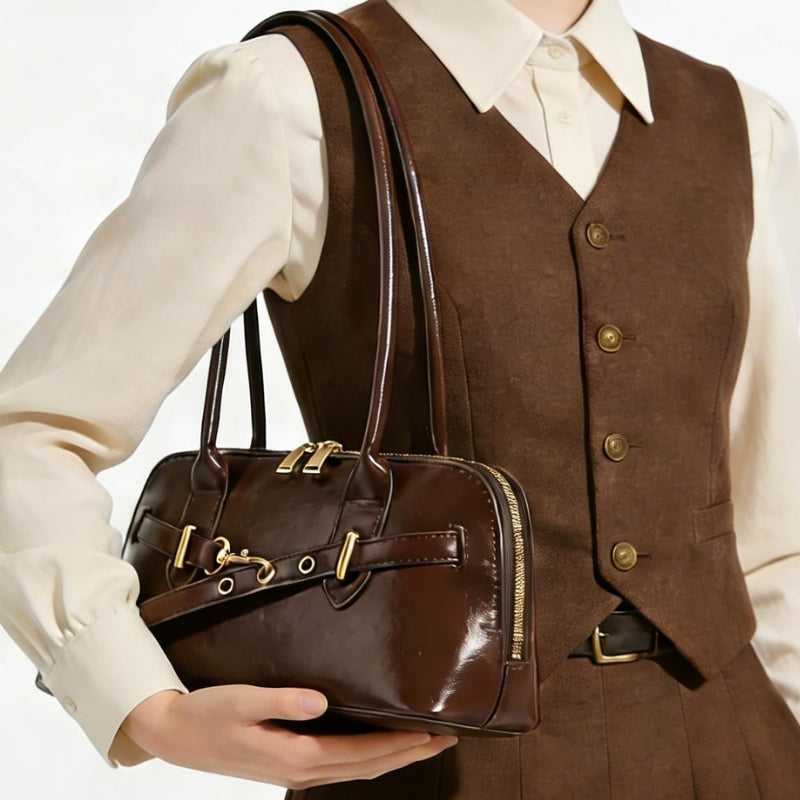 Underarm Purse Retro Top Handle Satchel Handbag