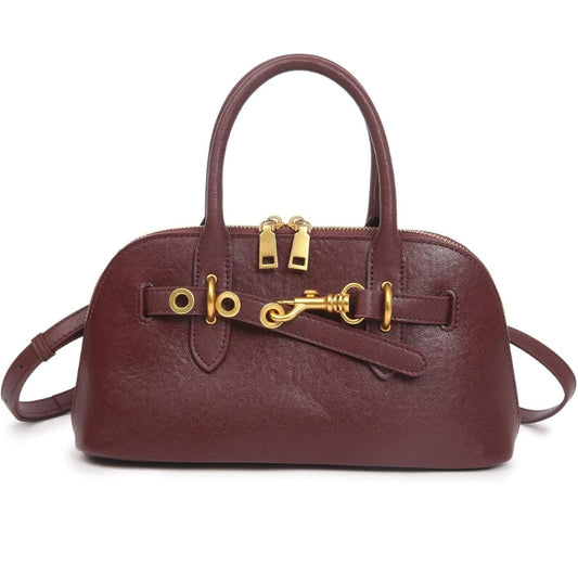Genuine Leather Womens Leather Satchel Handbag
