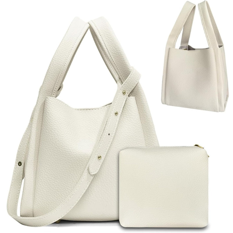Bucket Bags For Women Vegan Leather Crossbody Bucket Handbag