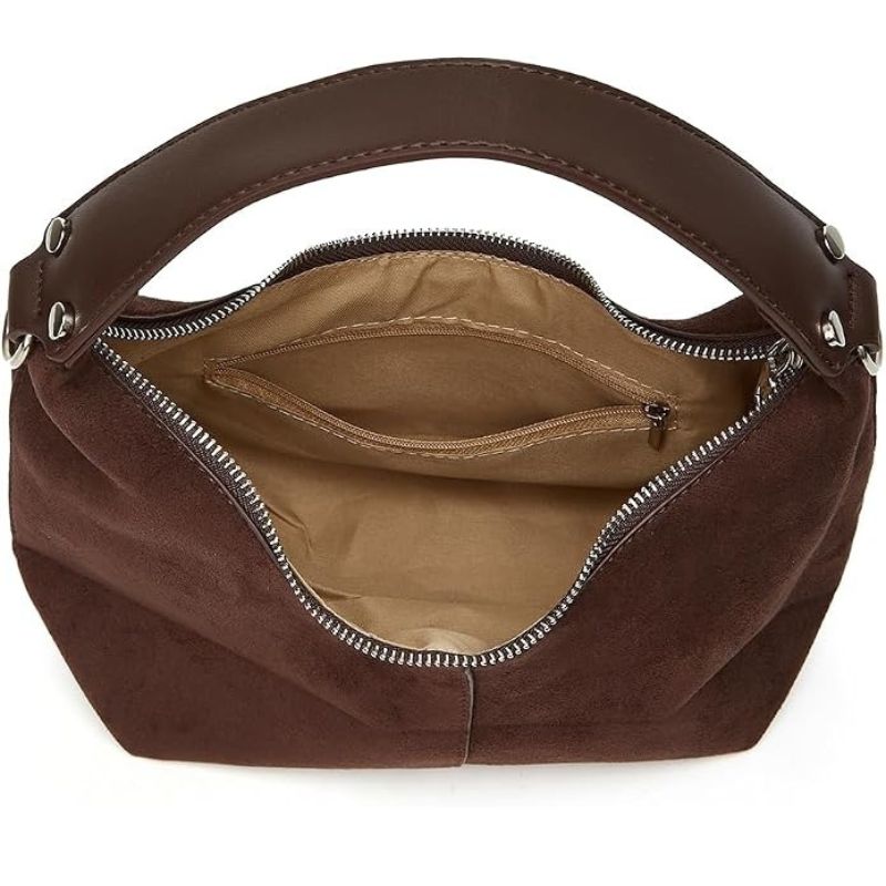 Women's Soft Suede Commuter Shoulder Bag