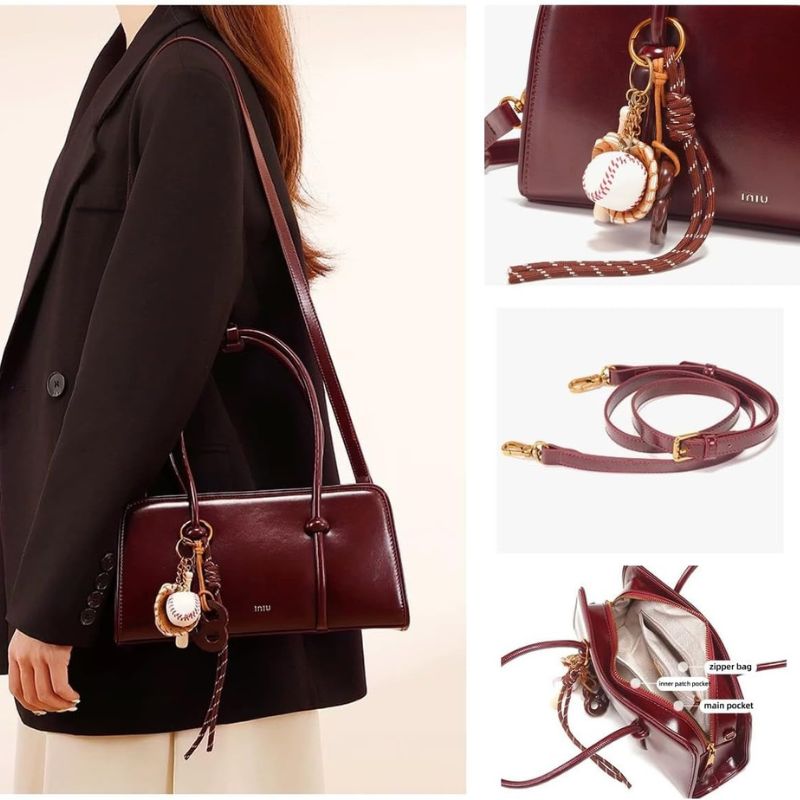 Spacious Multi Pocket Bag Women's Shoulder Bag