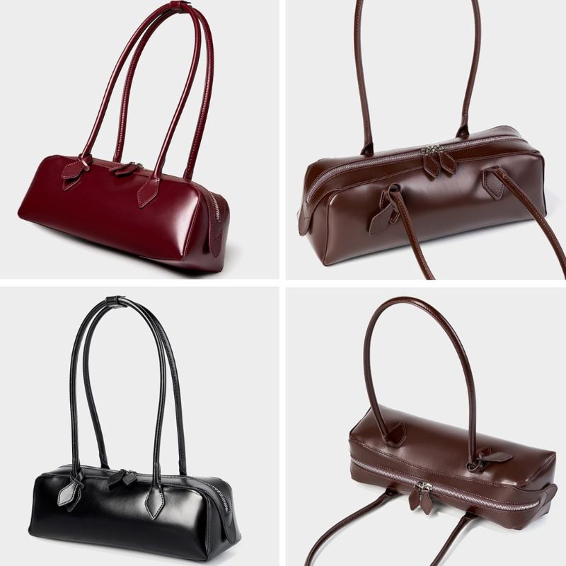 Genuine Leather Evening Bag for Women Shoulder Bag