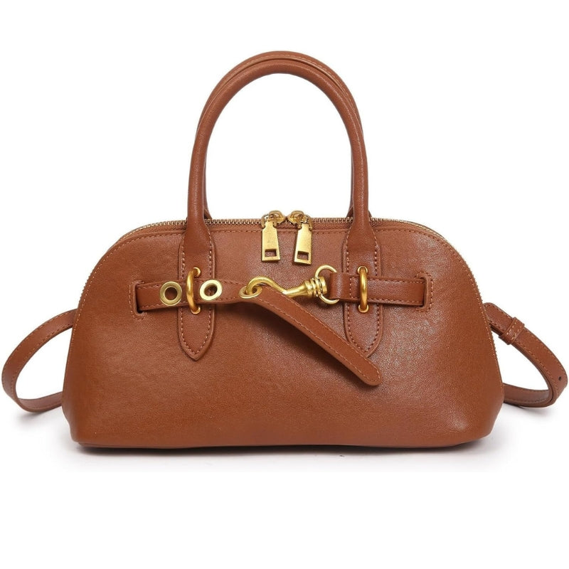 Genuine Leather Womens Leather Satchel Handbag