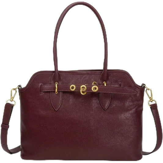 Women's Genuine Leather Satchel Handbag