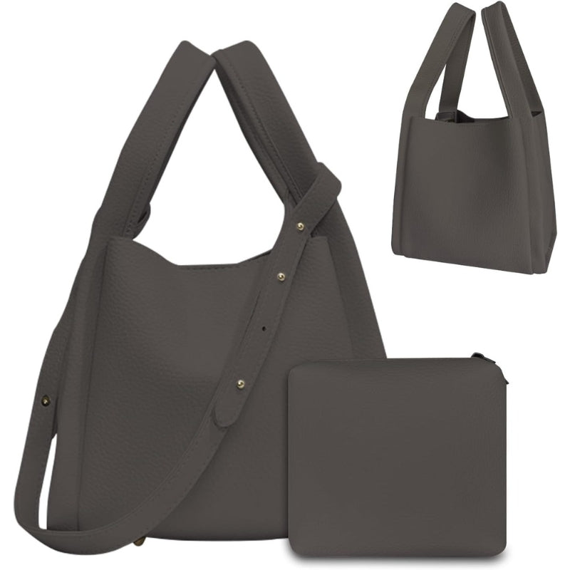 Bucket Bags For Women Vegan Leather Crossbody Bucket Handbag