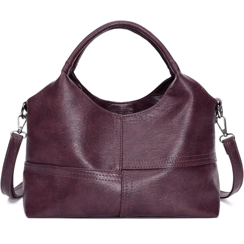 Medium Women's Soft Leather Hobo Handbag