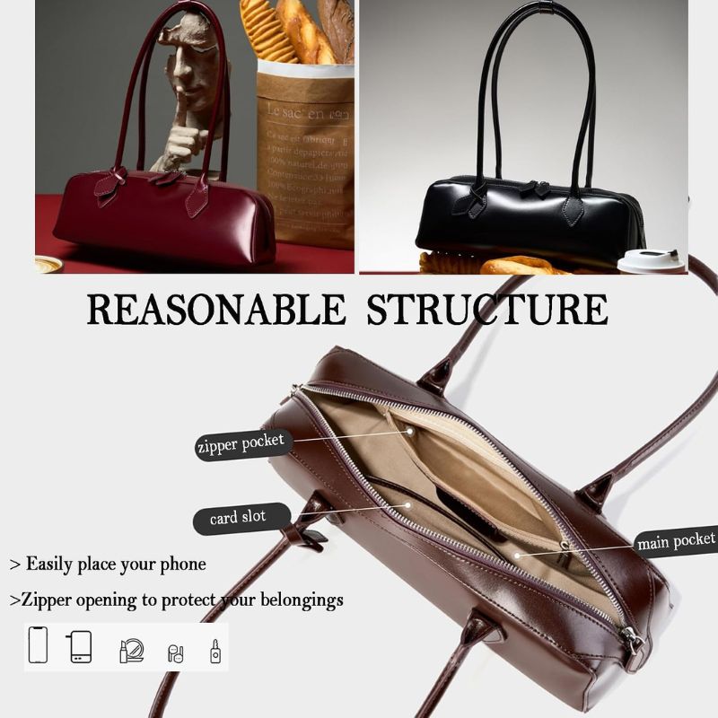 Genuine Leather Evening Bag for Women Shoulder Bag