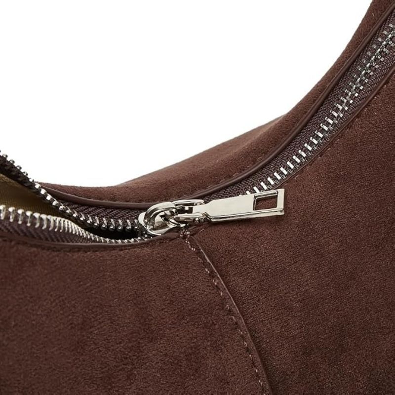Women's Soft Suede Commuter Shoulder Bag