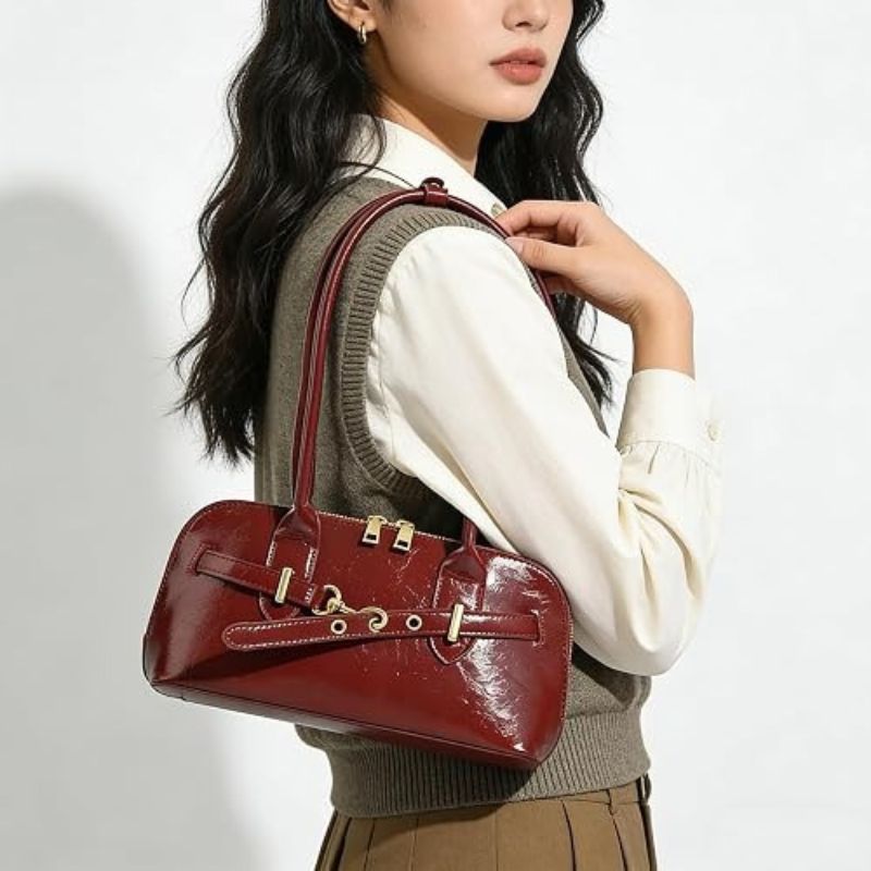 Underarm Purse Retro Top Handle Satchel Handbag