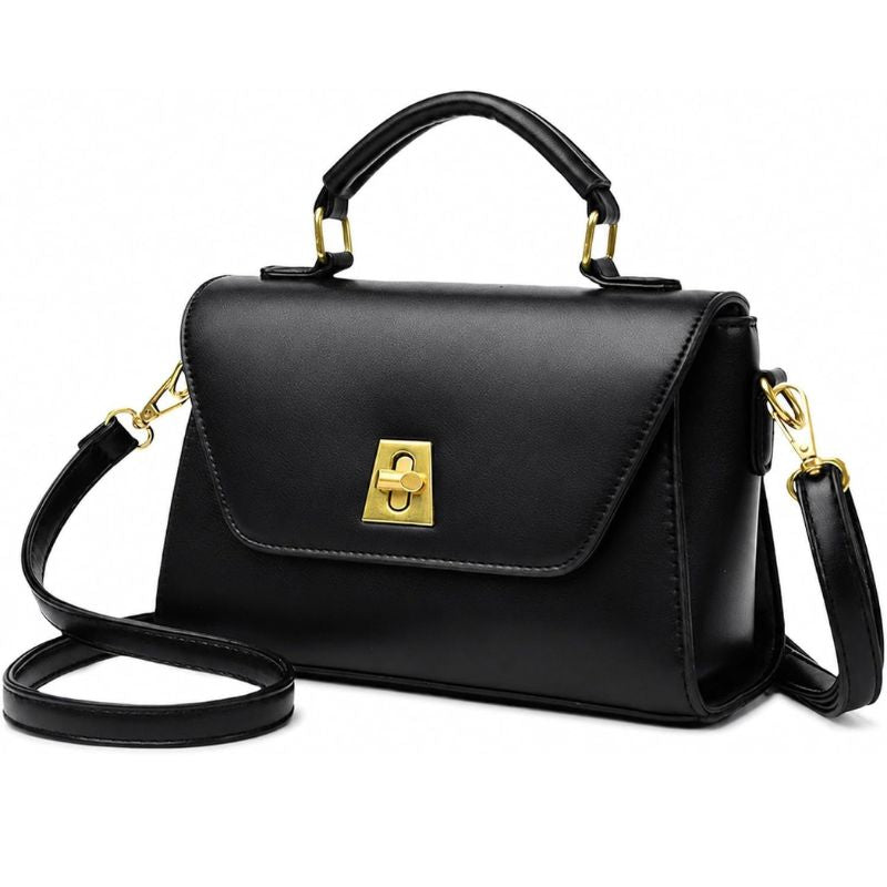 Retro Leather Crossbody Bag with Adjustable Strap