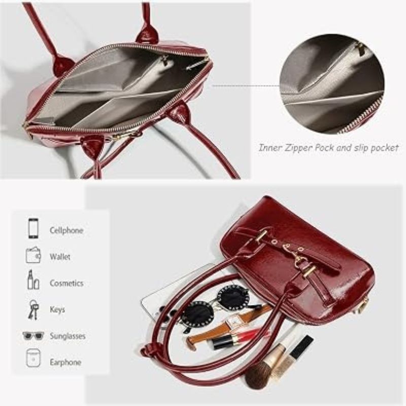 Underarm Purse Retro Top Handle Satchel Handbag