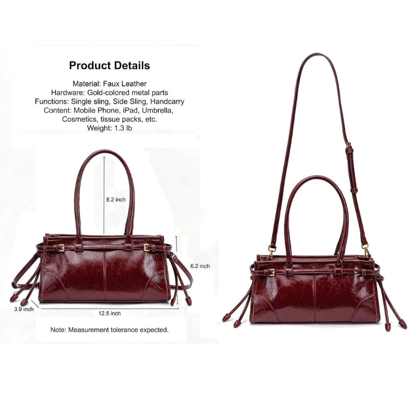 Women’s Faux Leather Crossbody Handbag