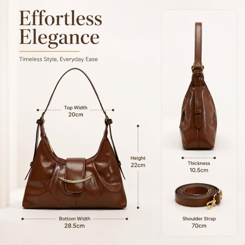 Women Luxury Adjustable Strap Shoulder  Bag