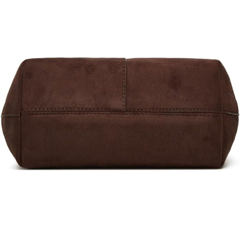 Women's Soft Suede Commuter Shoulder Bag