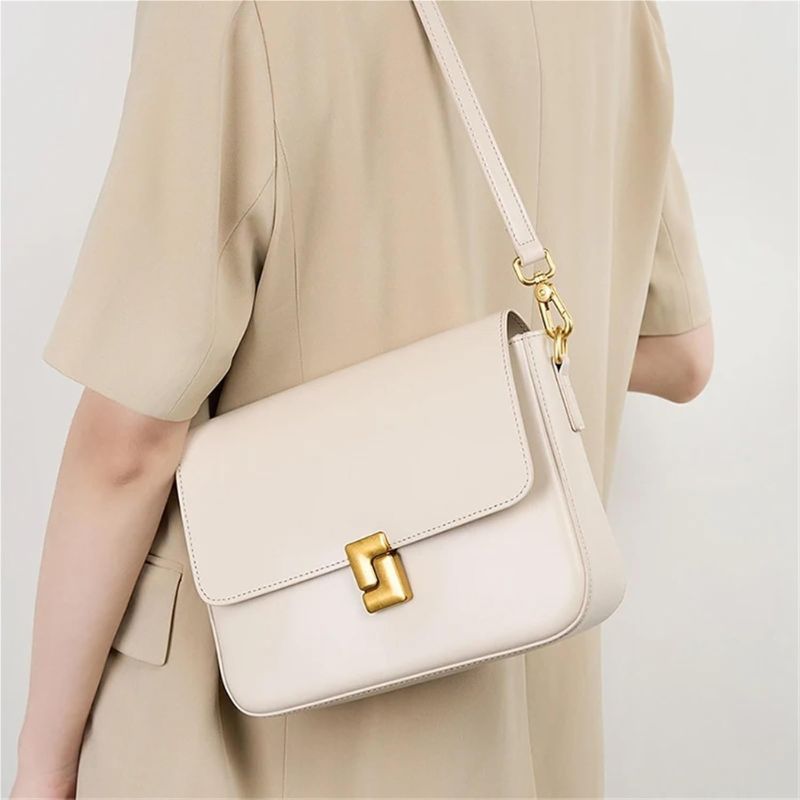 Premium Leather Commuter Shoulder Bag
