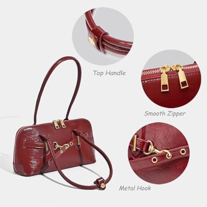 Underarm Purse Retro Top Handle Satchel Handbag