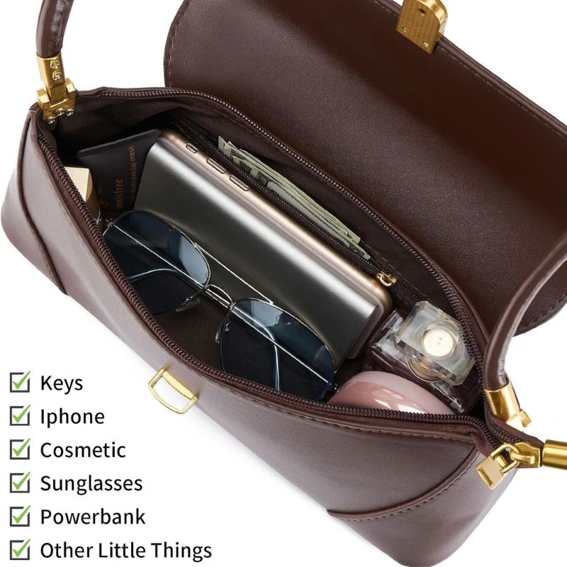 Vintage Purse Fashion Classic Vegan Shoulder Bag