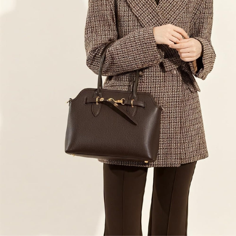 Women's Genuine Leather Satchel Handbag