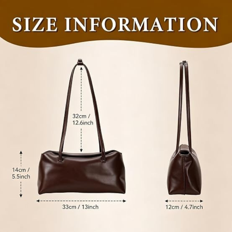 Soft PU Leather Magnetic Closure Shoulder Bag