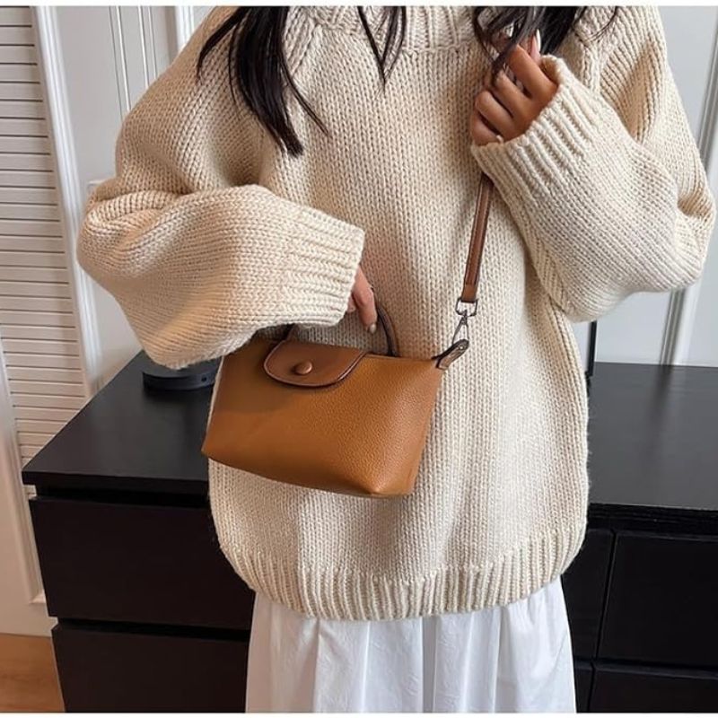 Women's Vintage Quilted Crossbody Shoulder Bag