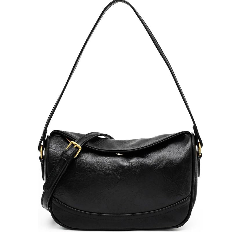 Retro Quilted PU Leather Crossbody Bag