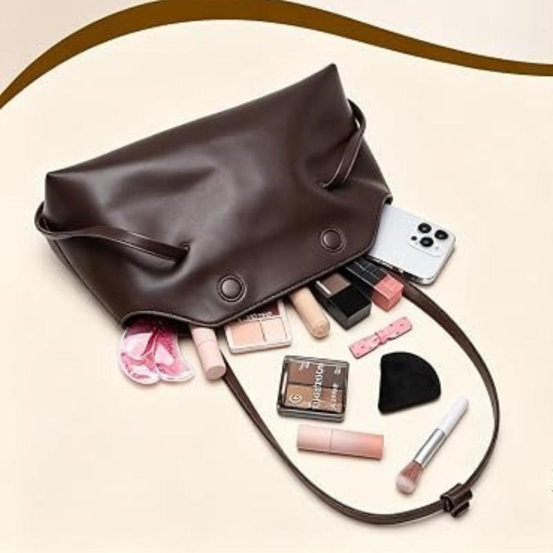 Soft PU Leather Magnetic Closure Shoulder Bag