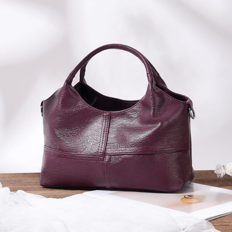 Medium Women's Soft Leather Hobo Handbag