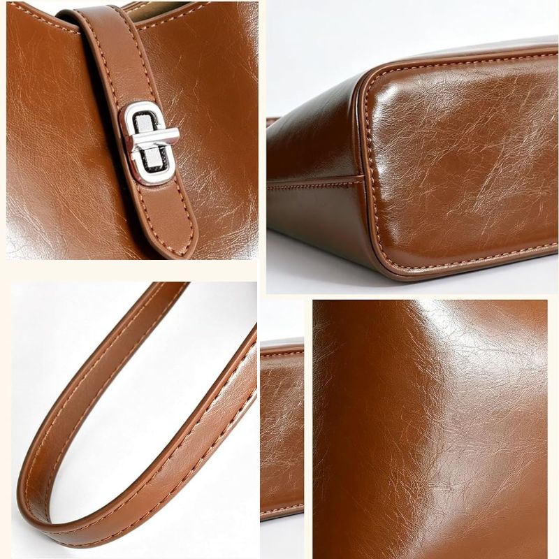 Purse Soft PU Leather Women 2-in-1 Set Crossbody Bag