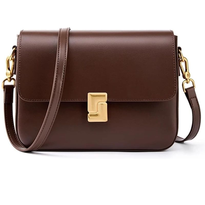 Premium Leather Commuter Shoulder Bag