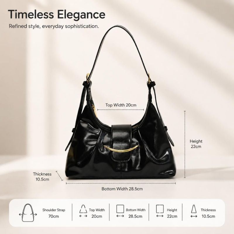 Women Luxury Adjustable Strap Shoulder  Bag
