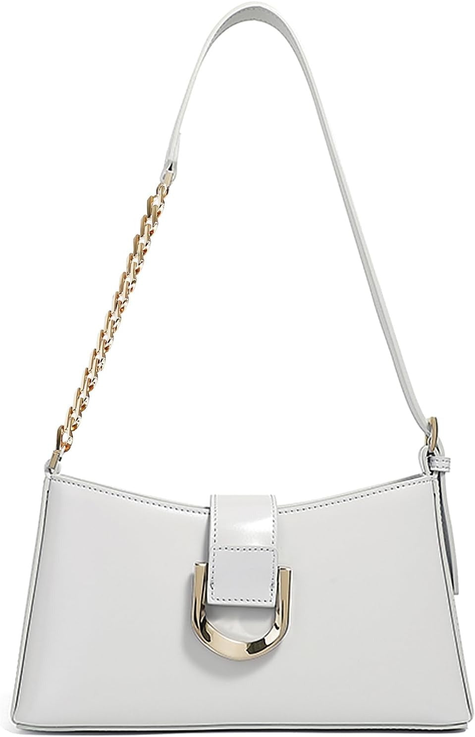 Genuine Leather Chain Shoulder Crossbody Bag